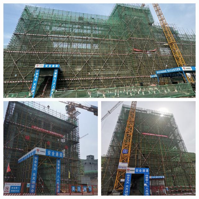 陜煤建設(shè)韓城分公司土建十一項(xiàng)目部：搶抓施工黃金季，多項(xiàng)工程喜封頂