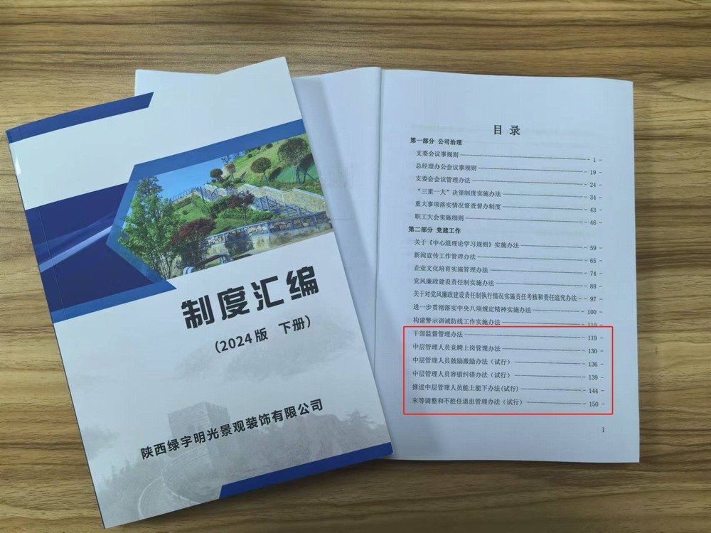 陜煤建設(shè)綠宇公司：嚴(yán)抓嚴(yán)管，強(qiáng)化干部管理效能