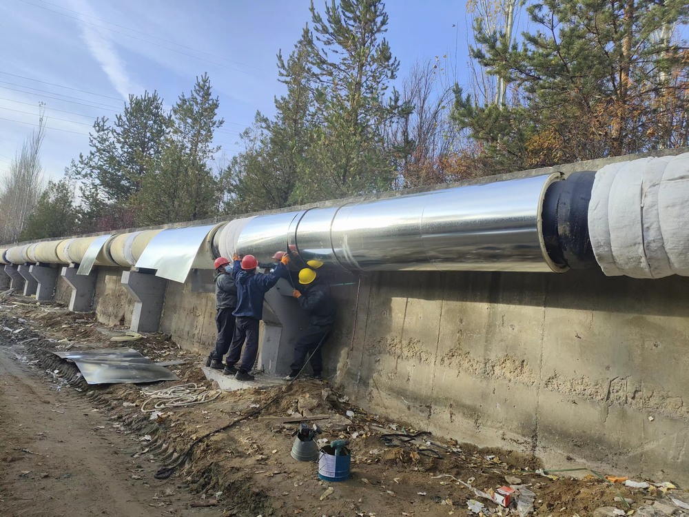 陜煤建設路橋分公司神木中水綜合利用項目多力合圍，鑄就項目建設好口碑