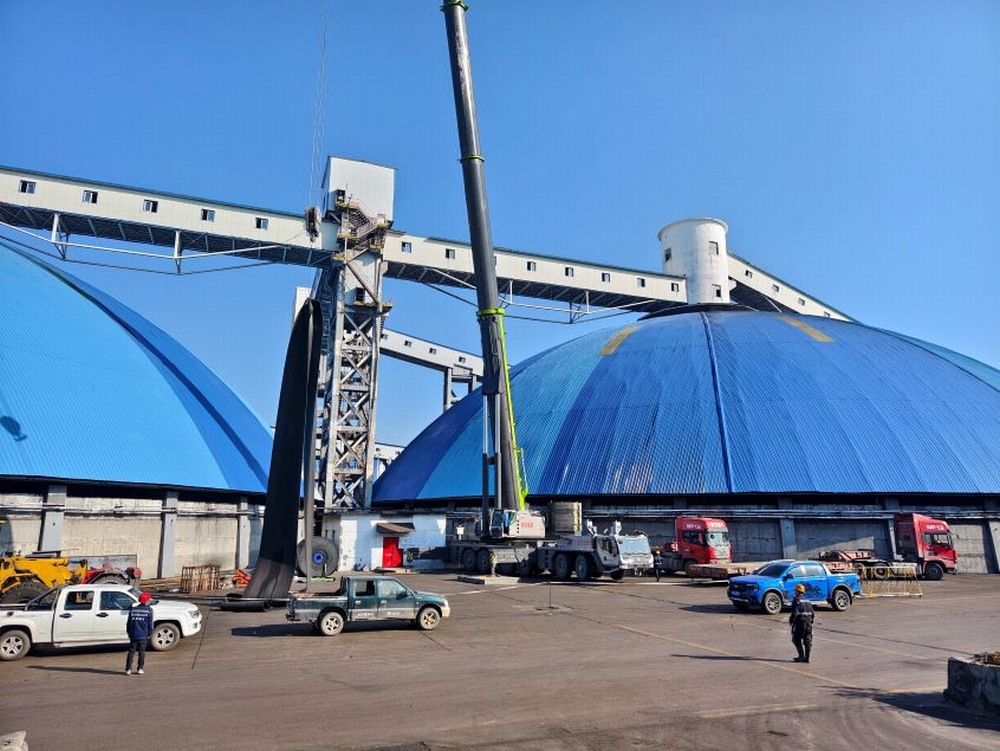 陜煤建設(shè)洗選煤運(yùn)營公司第三項(xiàng)目部：風(fēng)雨無阻保生產(chǎn)，103 膠帶機(jī)更換帶面工程紀(jì)實(shí)