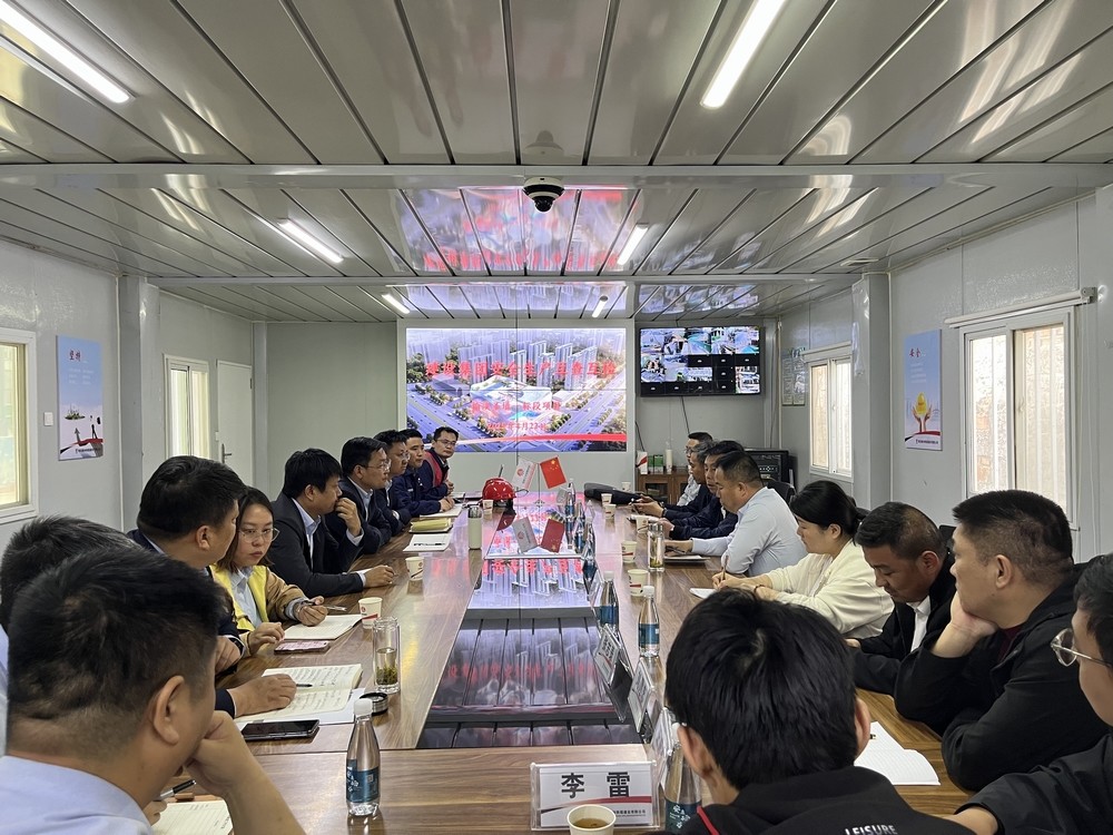 集團(tuán)領(lǐng)導(dǎo)帶隊(duì)深入所屬單位在建項(xiàng)目開展安全生產(chǎn)互查互檢工作