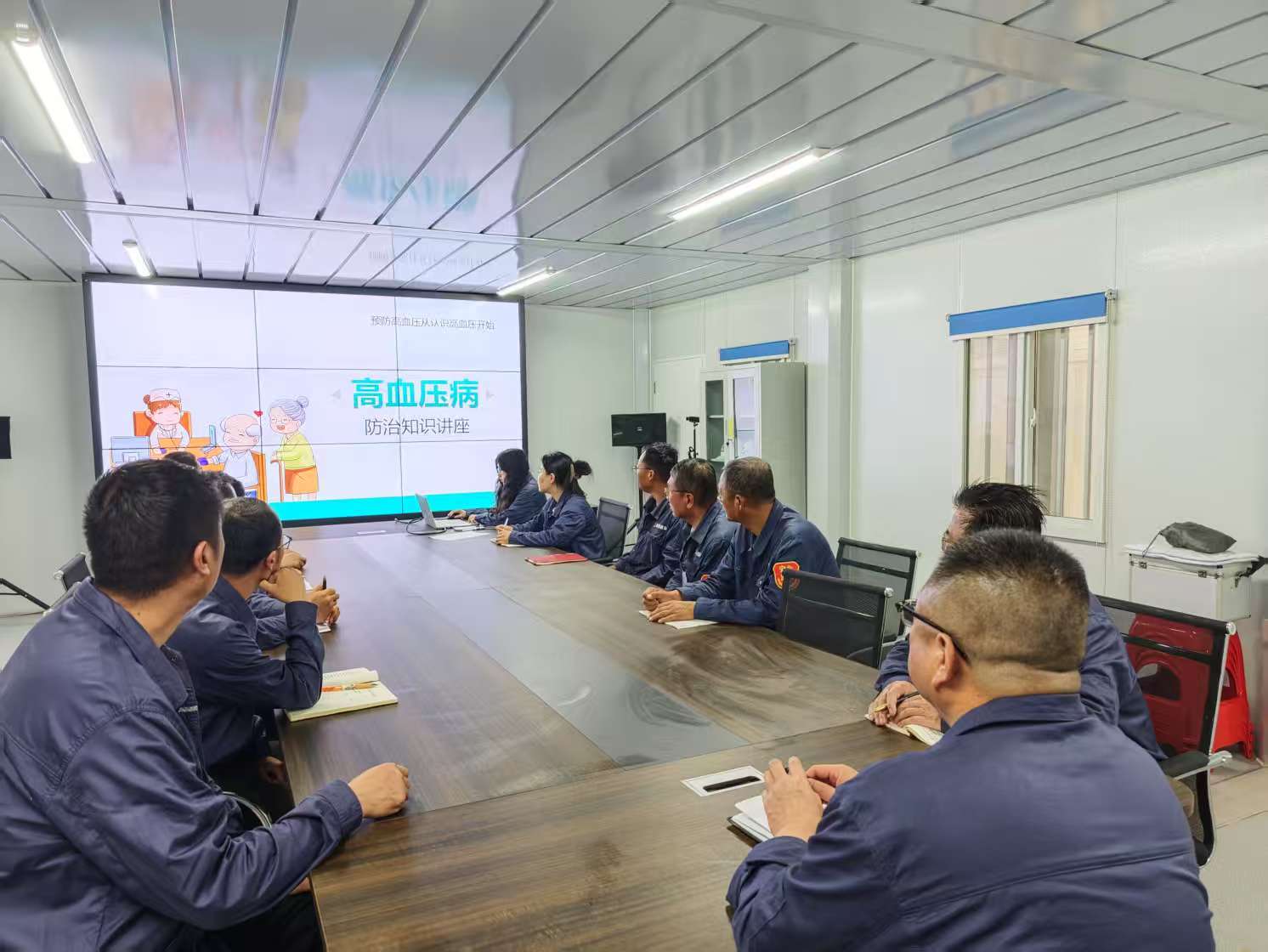 陜煤建設(shè)韓城分公司土建四項(xiàng)目部同筑健康防線，共守職工美好明天