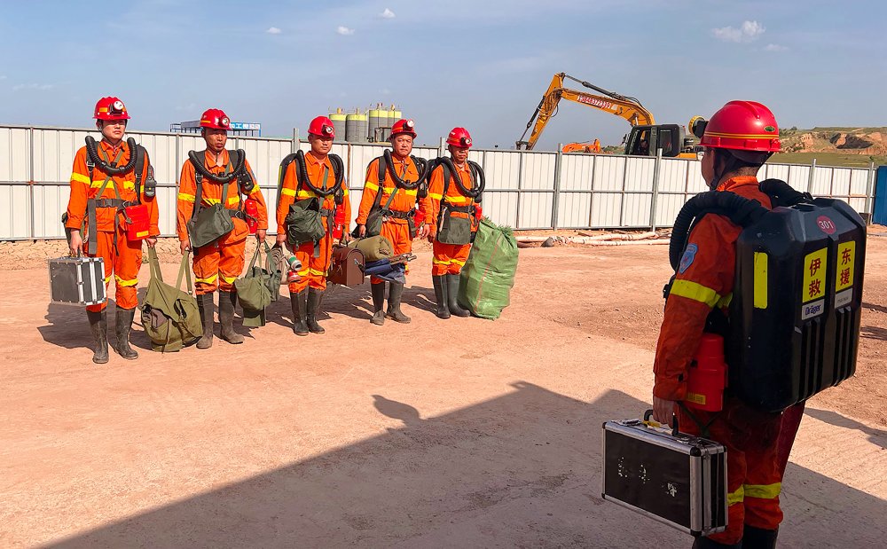 陜煤建設(shè)天工公司礦建六部：聯(lián)合演練筑防線，實(shí)戰(zhàn)檢驗(yàn)提能力