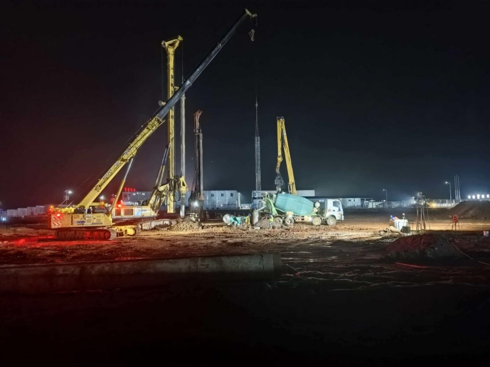 陜煤建設(shè)西北分公司汨羅樁基項(xiàng)目部：晝夜奮戰(zhàn)搶工期，全力以赴抓節(jié)點(diǎn)