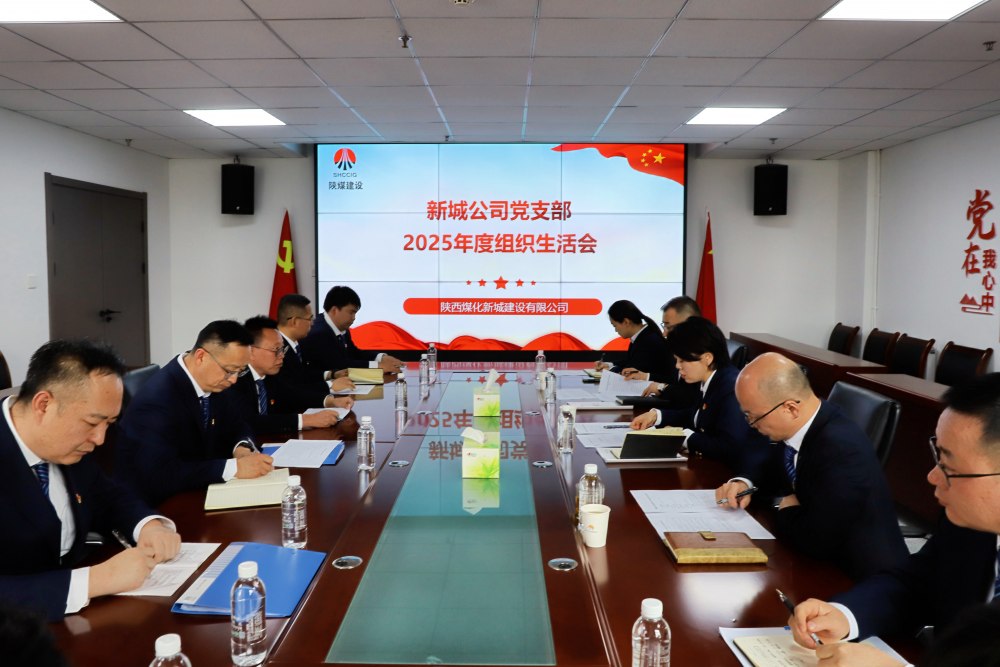 陜煤建設(shè)新城公司召開2025年度組織生活會