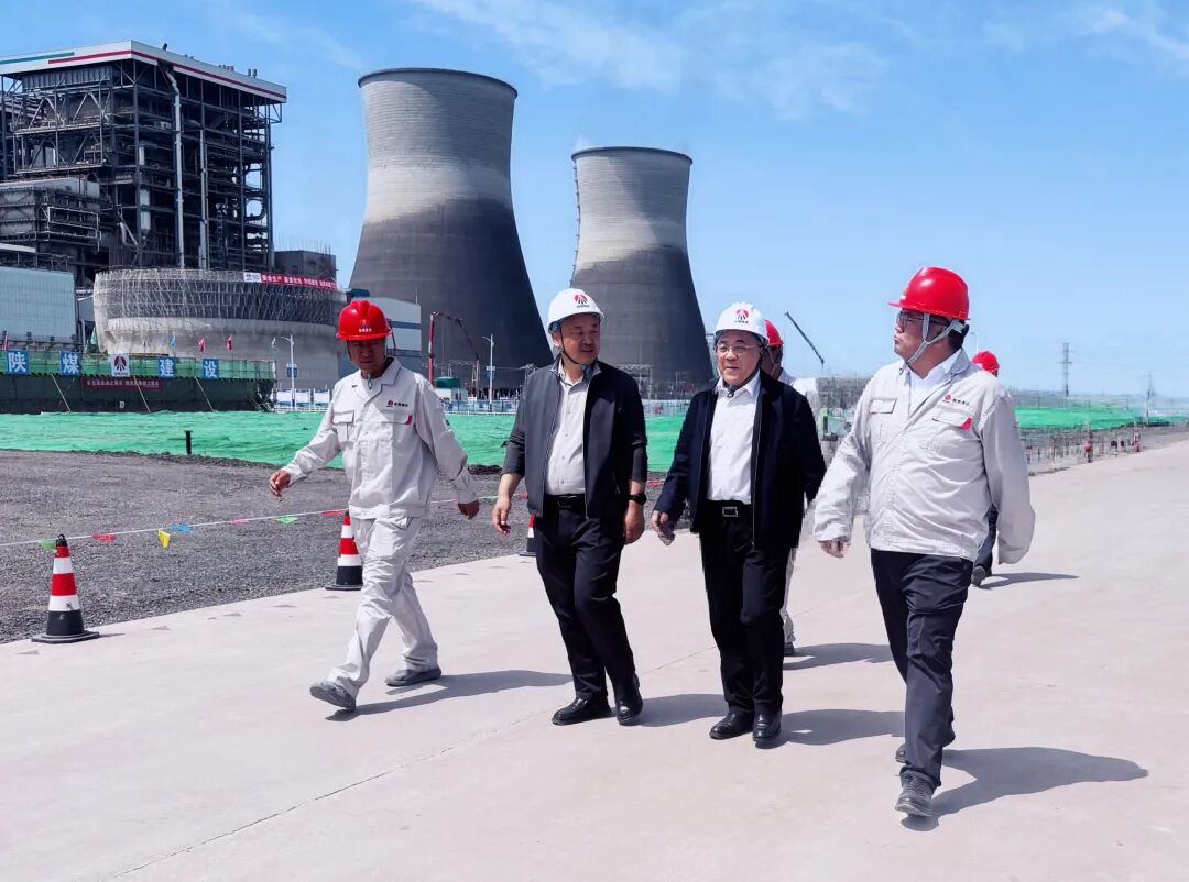 王明智深入陜煤合川電廠項(xiàng)目檢查指導(dǎo)工作